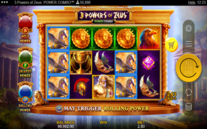3 Powers of Zeus: Power Combo Slot by All for One Studios  